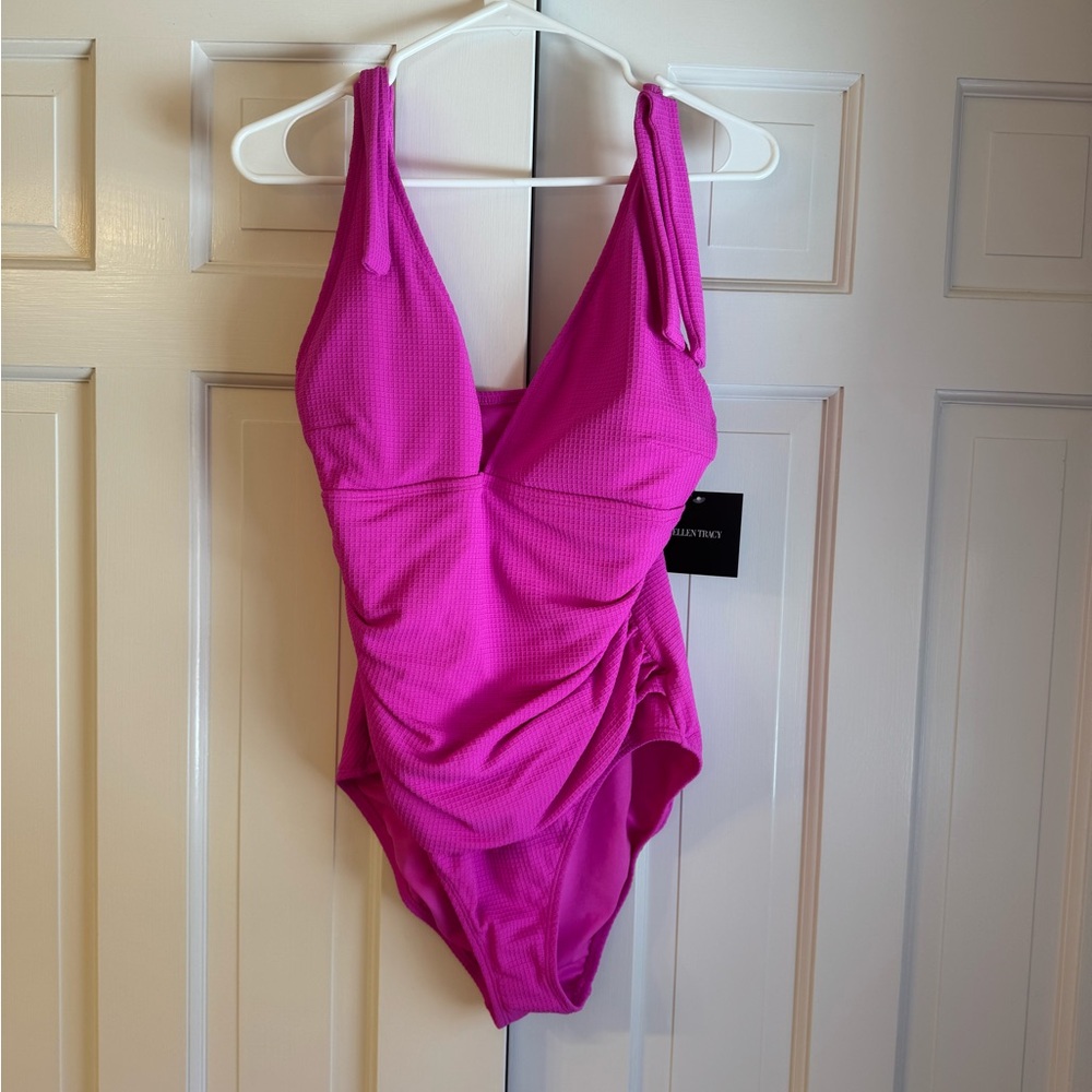 Ellen Tracy bathing suit BNWT in Bright Orchid